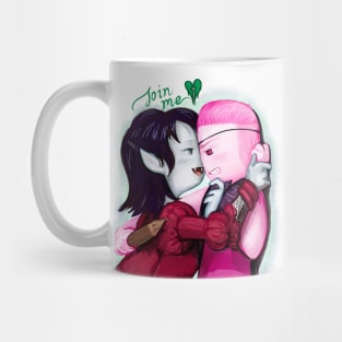 "Join me" - Vamp world Marceline (the Star) and Bonnibel, Adventure Time / Fionna and Cake fan art Mug